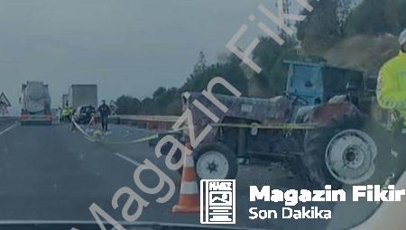 Akhisar’da Feci Zincirleme Kaza: Zeytin İşçilerini Taşıyan Traktör Karıştı