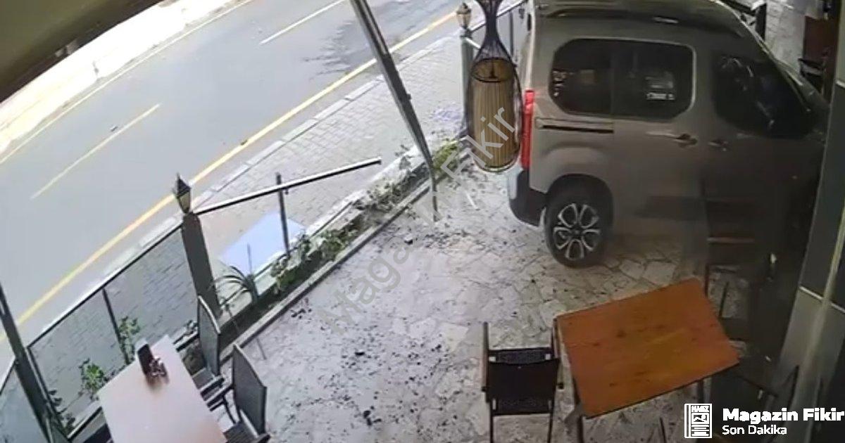 "Aydın'da Dehşet Anları: 15'lik Sürücü İş Yerine Daldı, Kaçamadı!" başlıklı haber için fotorealistik