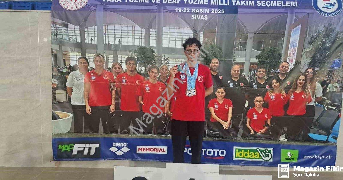 "Aydınlı Sporcu Sivas Yarışmalarında Beş Madalya İle Dönüyor" başlıklı haber için fotorealistik, pro