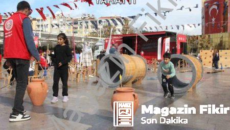 Geleneksel Oyun Tırı Aydın’da Coşku Yarattı