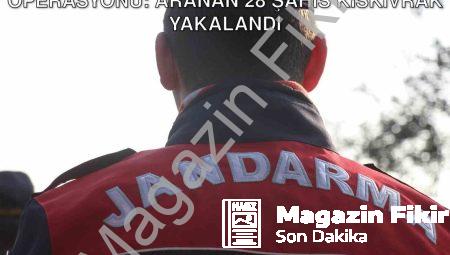 Aydın’da Jandarmadan Dev Huzur Operasyonu: Aranan 28 Şahıs Kıskıvrak Yakalandı