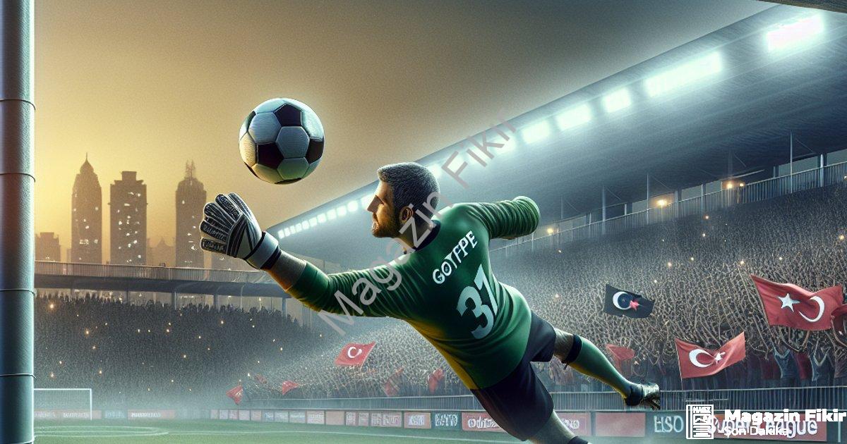 "Süper Lig'in Savunma Lideri: Göztepe Kalesini Gole Kapattı" başlıklı haber için fotorealistik, prof