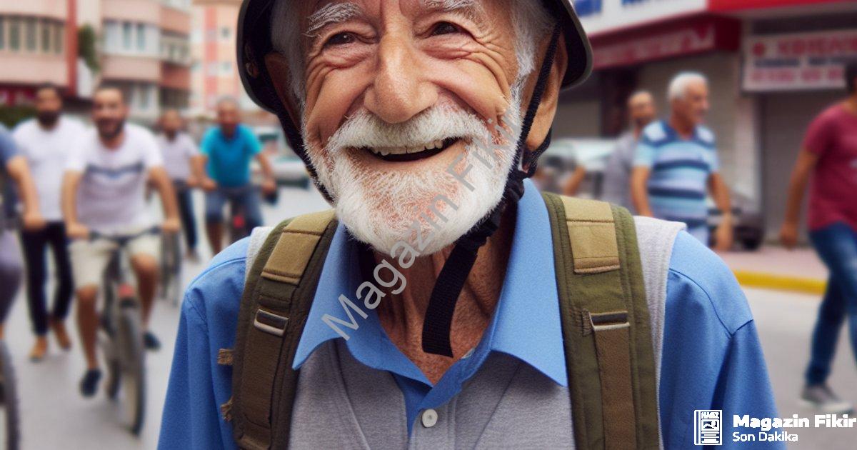 "Denizli'de Kask Yerine Miğfer Takan Hasan Dede Sosyal Medyayı Salladı" başlıklı haber için fotoreal