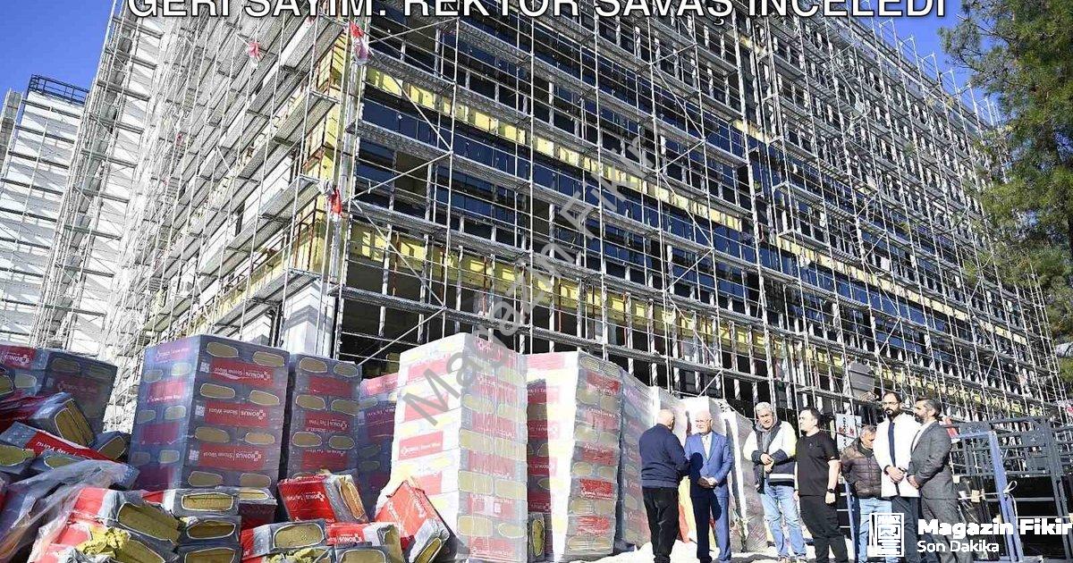 "Uşak Üniversitesi Yeni Diş Hastanesi İçin Geri Sayım: Rektör Savaş İnceledi" başlıklı haber için fo