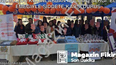Nazilli’de Kadınlardan Anlamlı Sergi: El Emeğiyle Şiddete Karşı Duruş