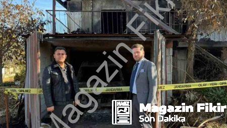 Tavas Belediye Başkanı Kadir Tatık Yangınzede Aileyi Yalnız Bırakmadı