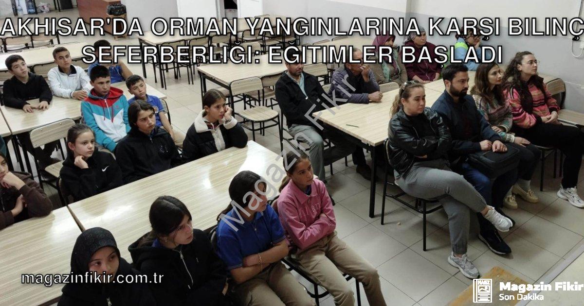 "Akhisar'da Orman Yangınlarına Karşı Bilinç Seferberliği: Eğitimler Başladı" başlıklı haber için fot