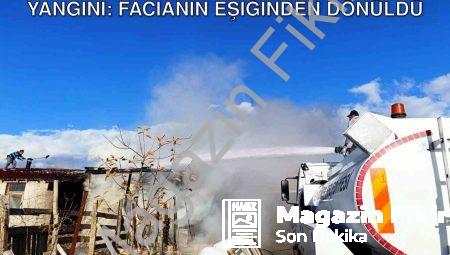 Kütahya Seyitömer’de Korkutan Ahır Yangını: Facianın Eşiğinden Dönüldü