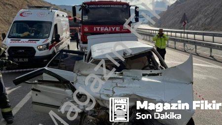 Denizli’de Feci Kaza: Kamyona Çarpan Otomobilde Can Pazarı Yaşandı