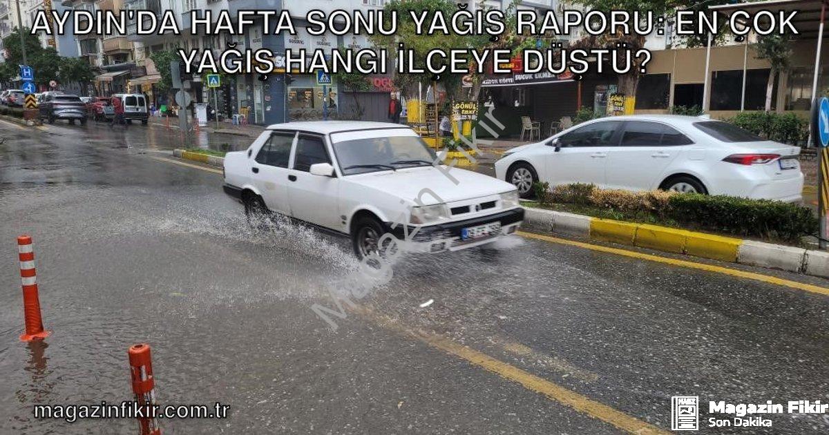 "Aydın'da Hafta Sonu Yağış Raporu: En Çok Yağış Hangi İlçeye Düştü?" başlıklı haber için fotorealist