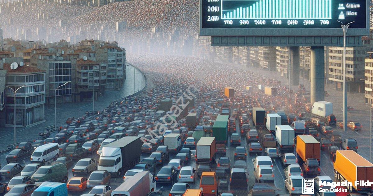 "Kütahya'da Araç Sayısı Rekor Kırdı: Merkez Nüfusunu Geride Bıraktı" başlıklı haber için fotorealist