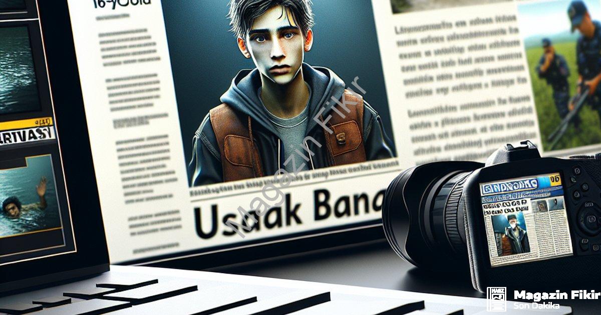 "Uşak Banaz'da Kayıp Alarmı: 16 Yaşındaki İsmet Batın Cangil Bulundu" başlıklı haber için fotorealis