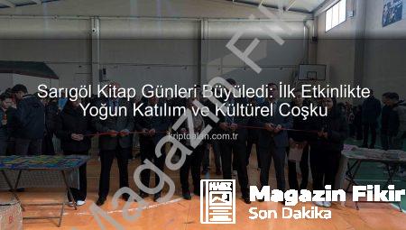 Sarıgöl’de Kitap Rüzgarı Esti: 1. Kitap Günleri Yoğun İlgi Gördü!