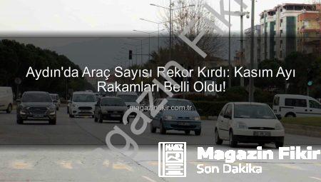 Aydın’da Araç Sayısı Rekor Kırdı: Kasım Ayı Rakamları Belli Oldu!