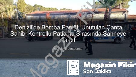 Denizli’de Nefes Kesen Anlar: Şüpheli Çanta Paniği Sahibi Koşarak Gelince Son Buldu!