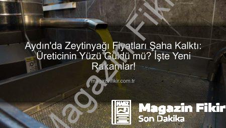 Aydın’da Zeytinyağı Fiyatları Şaha Kalktı: Üreticinin Yüzü Güldü mü? İşte Yeni Rakamlar!