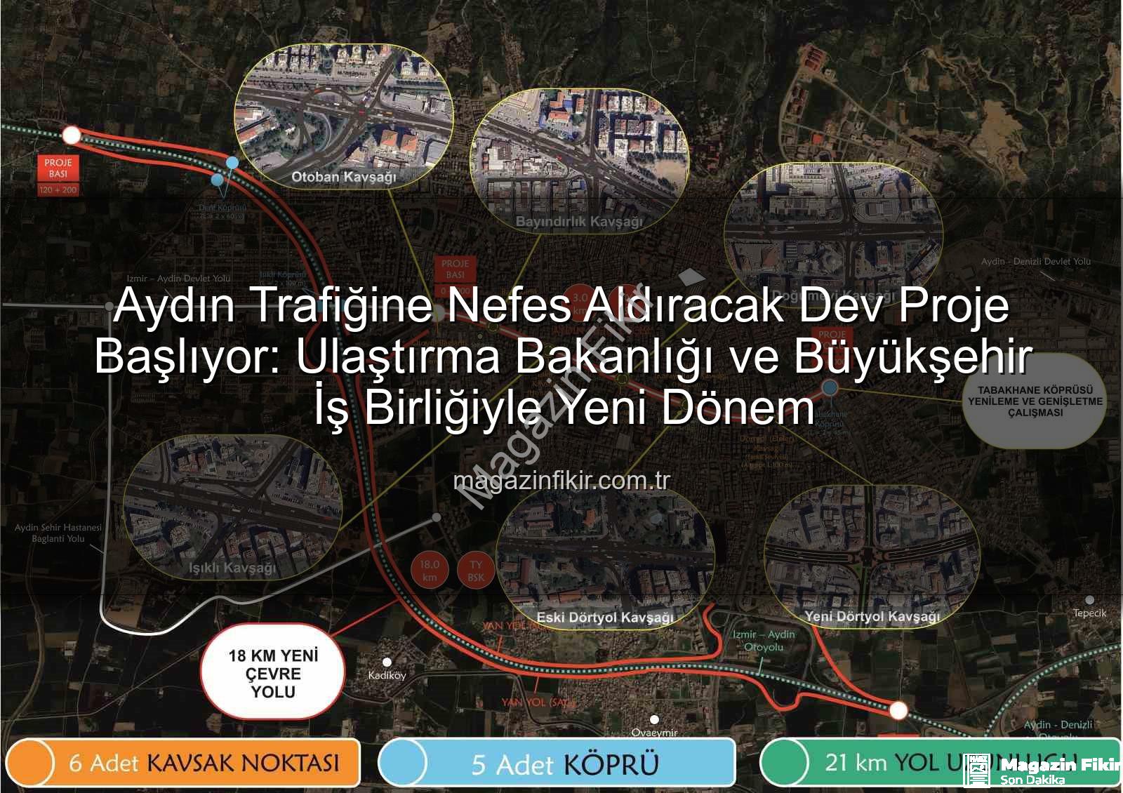 Aydın trafik sorunu - Aydın Trafiğine Nefes Aldıracak Dev Proje Başlıyor: Ulaştırma Bakanlığı ve Büyükşehir İş Birliğiyle Yeni Dönem